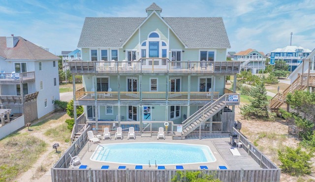 Oceanfront, Dog Friendly w/Pool, Hot Tub, Game Room, Cmty Pool and Tennis Court