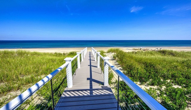 OCEANFRONT! Fabulous new construction with Central AC at East Sandwich Beach
