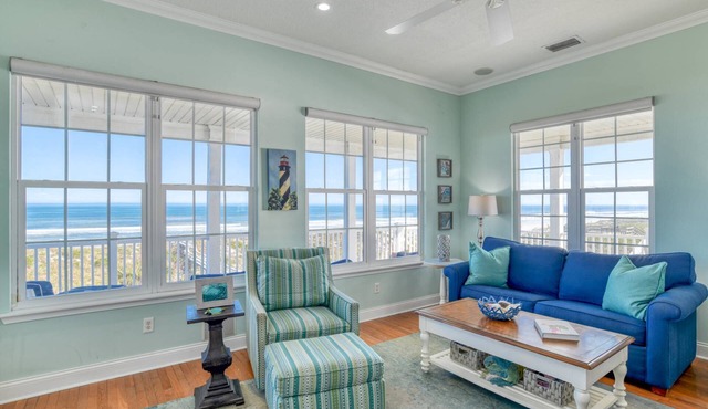 Oceanfront Family Escape! Two Balconies, Private Boardwalk to Beach, Hot Tub! $300 in Free Tickets!