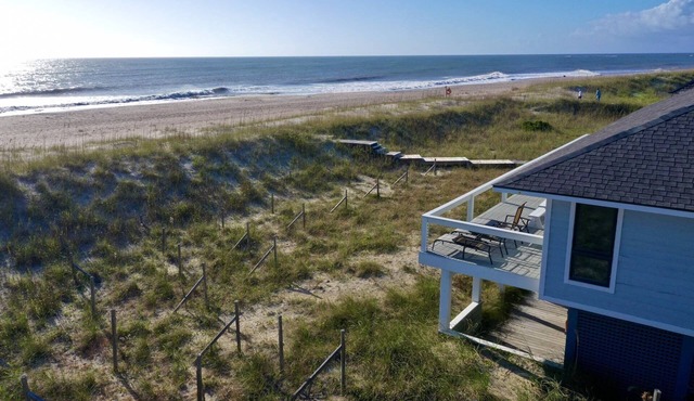 Oceanfront Gem | Wraparound Deck, Private Beach Access, BHI Club + Golf, 3 Suites, Dog Friendly