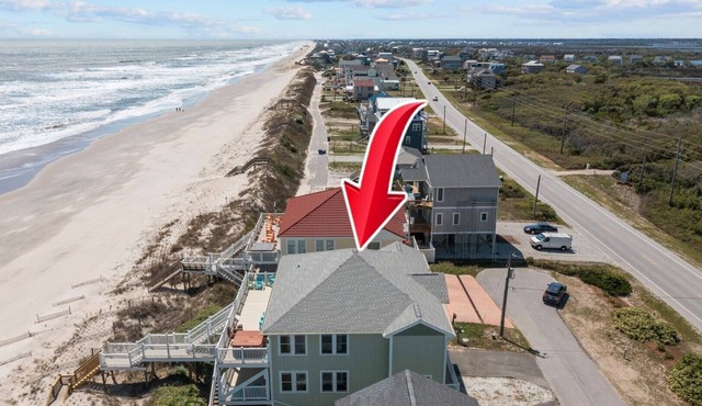 Oceanfront Home In North Topsail Beach, NC - Hot Tub