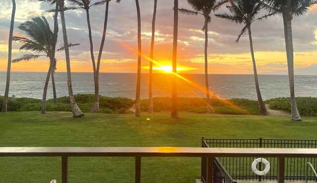 "Oceanfront Kihei Condo-Steps to Beach- Sunset Views-Owner Direct"