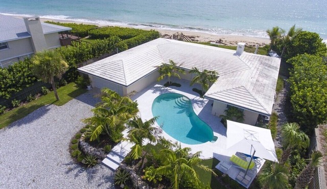 Oceanfront Pool Home with Vacation Amenities