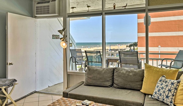 Oceanfront Resort Studio on Virginia Beach!