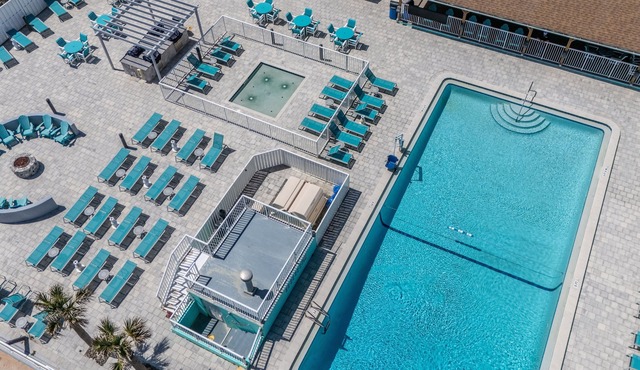 Oceanfront Studio | Steps to Sand & Pool + Balcony