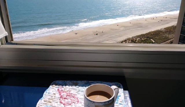 Oceanfront Sunrises From Private Balcony~Uptown~Elevators~W/D~Free Beach