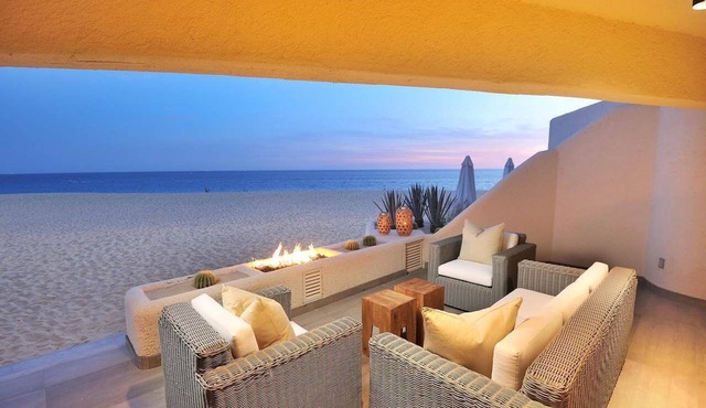 Oceanfront Terrasol Condo with Patio Fireplace