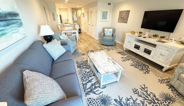 Oceanfront townhouse, 2 bedroom, 2.5 baths.