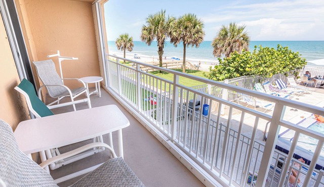 Oceanfront 2BR Condo 2nd Floor Balcony Unit 202
