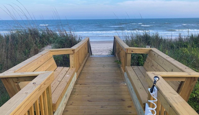 Oceanfront 3-Bedroom Townhome with Private Beach Access