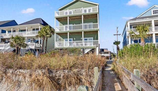 Oceanfront vacation rental with pool, hot tub, and game room—perfect for families and groups