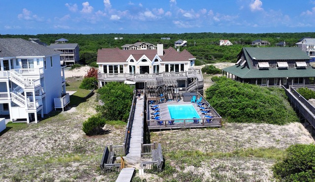OCEANFRONT, wild horses, private pool, hot tub-4x2275, Over at Carova