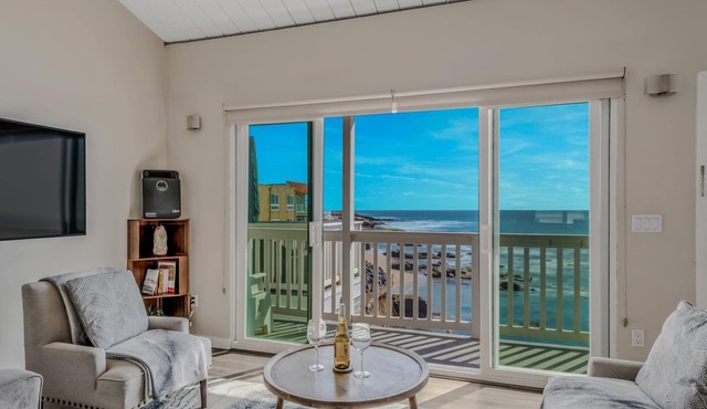 Oceanfront with stunning views.