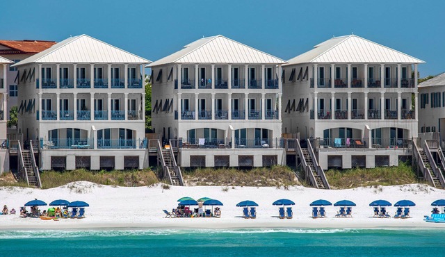 Oceania - Frangista Beach! Gulf Front! Two Pools! Perfect Location! Book Now!