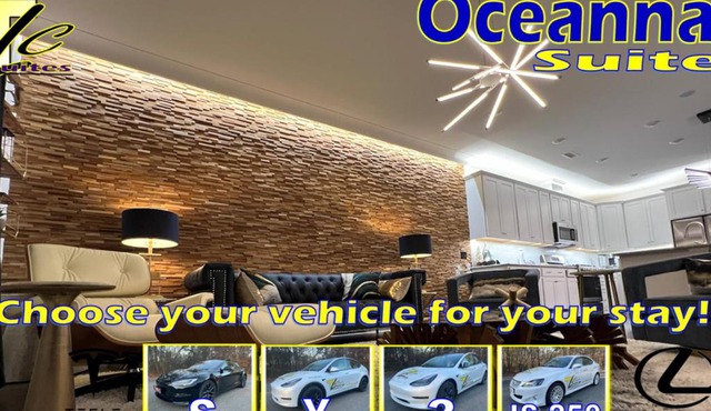 Oceanna Drive a TESLA during your all-inclusive stay!