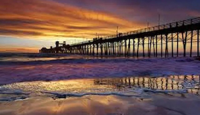 Oceanside beach vacation