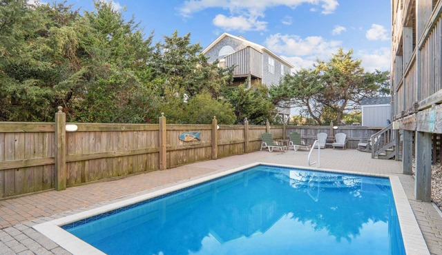 Oceanside Home w/Pool, Elevator, and Media Room. You're in Hatteras at Last!