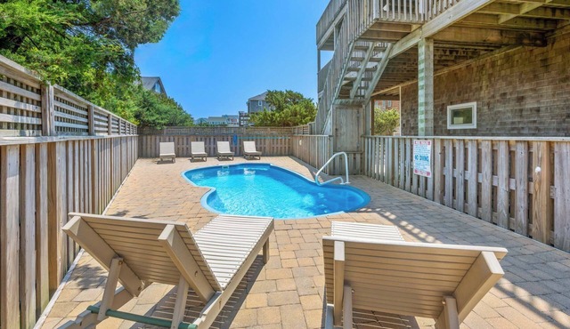 Oceanview Home w/Private Pool, Hot Tub, Elevator, Game Room, Boardwalk to Beach