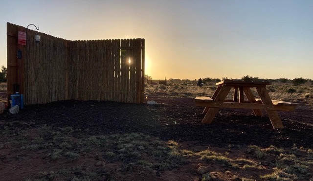 Off-grid dry-camping site near Grand Canyon