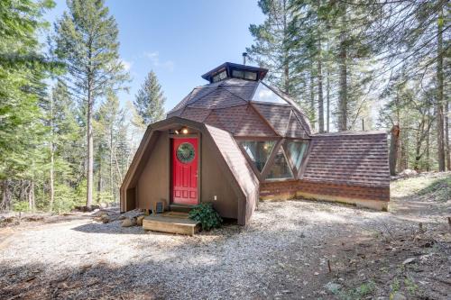 Off-Grid Geodesic Dome Nevada City House with Views