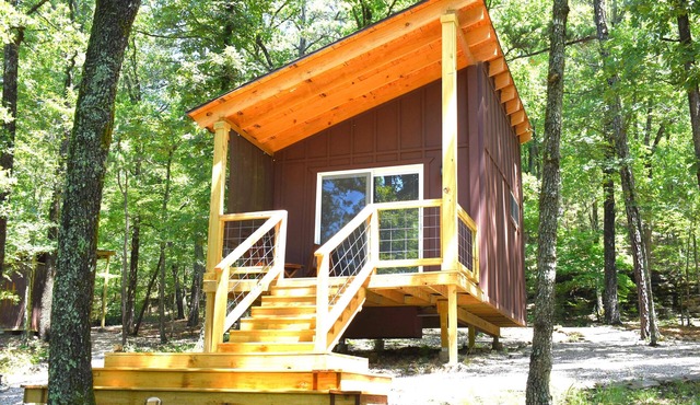 Off-Grid Glamping Cabin