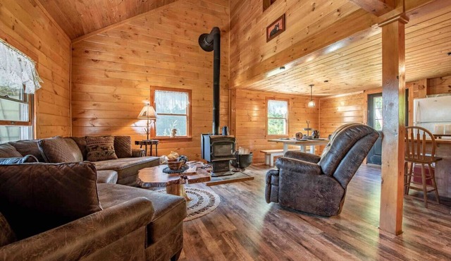 Off Grid Rustic Cabin Deep in the Woods