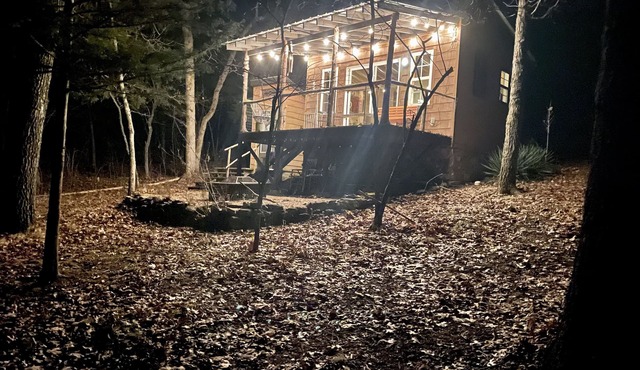 Off Grid tiny cabin on riverfront property