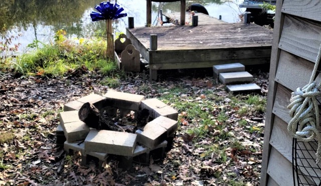 Off-Grid Waterfront Cabin in the Woods, bring your best friend!
