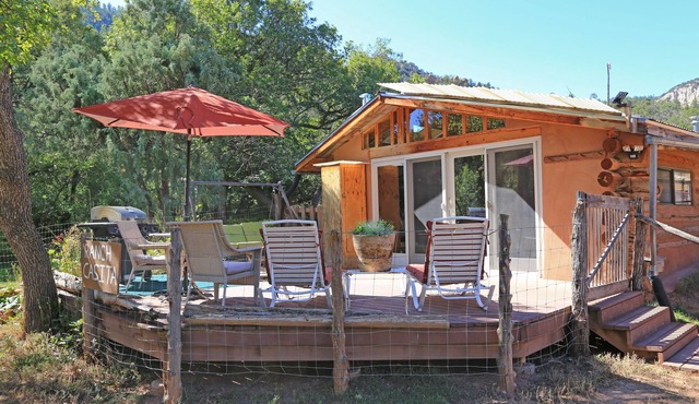 Off Grid Wilderness Ranch Casita at Gallina Canyon Rentals