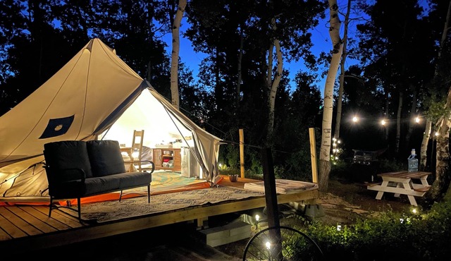 Off-Grid Yurt in White River National Forest Pet-Friendly!