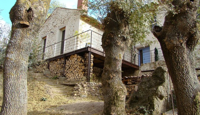 Old mill at 25 km. Segovia, eco house design in nature