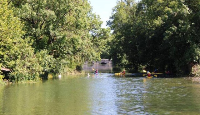 Old 19th century mill in the heart of a pretty village