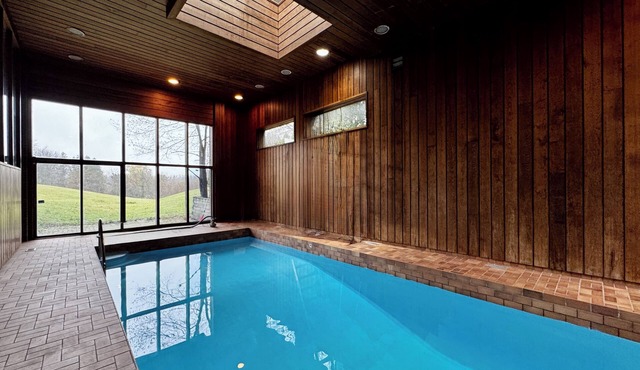 Old Brick Style Mansion With Indoor Pool