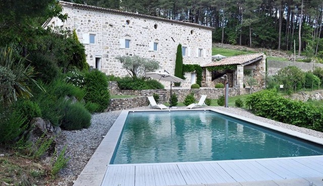 Old charming converted farmhouse, beautiful views with saltwater pool.
