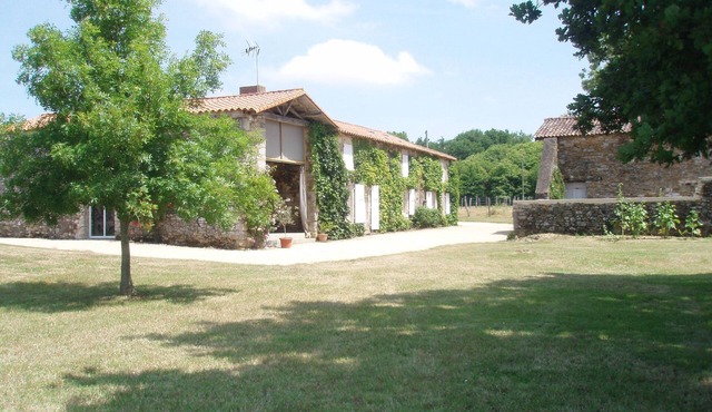Old farmhouse renovated in a setting of meadows and forests.