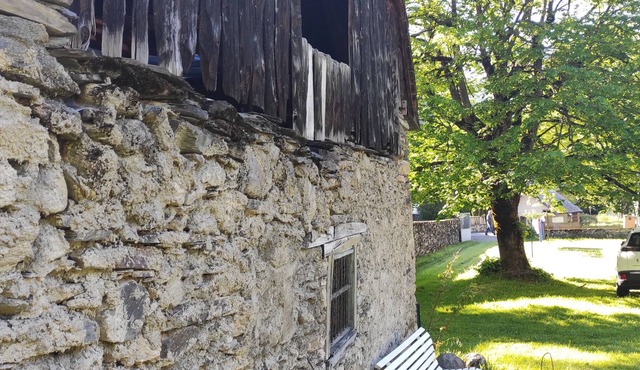 Old farmhouse with fenced park for 8 people