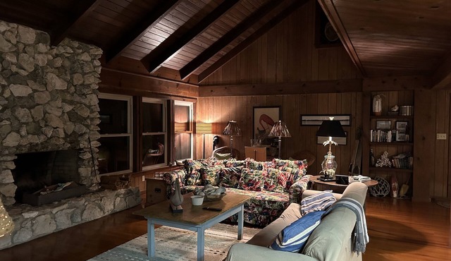 Old Florida beach house on Florida's forgotten coast, view of the Gulf of Mexico