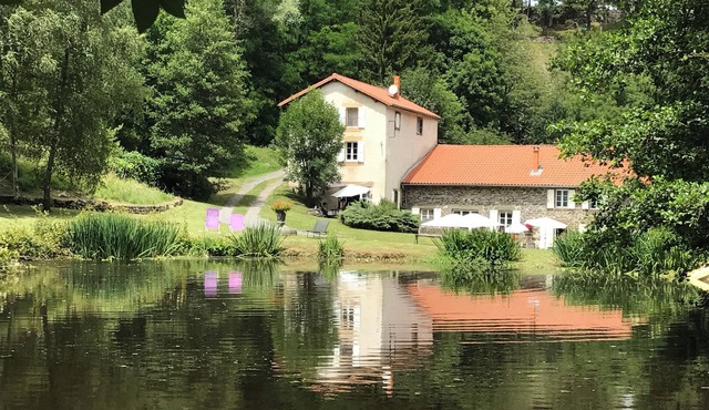 Old mill, private pond, heated swimming pool