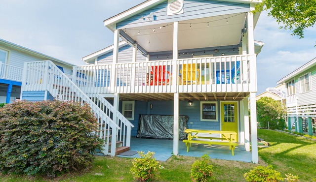 Old School Beach Cottage with Flair