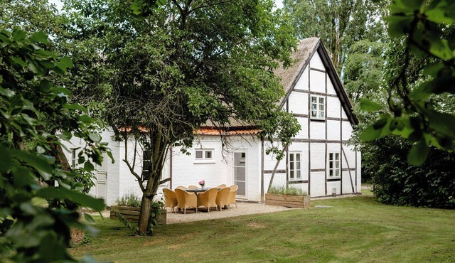 Old steward's home surrounded by nature
