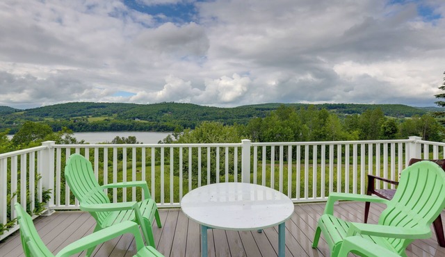 On 12-Acre Lot: Lawrenceville Apt w/Lake View