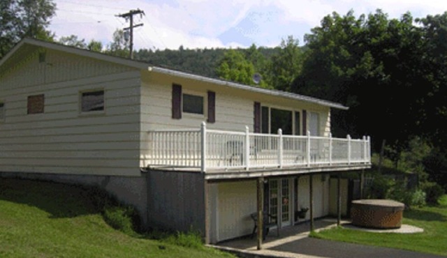On Goodyear Lake - docks and lake toys-canoes, paddleboat, water trampoline