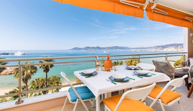 On la Croisette XXL 1 bedroom with amazing sea view