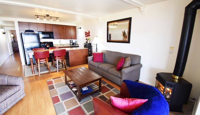 On Lake! Views, Ground Floor, Hot Tub! Walk to Concerts, Marina, Dining