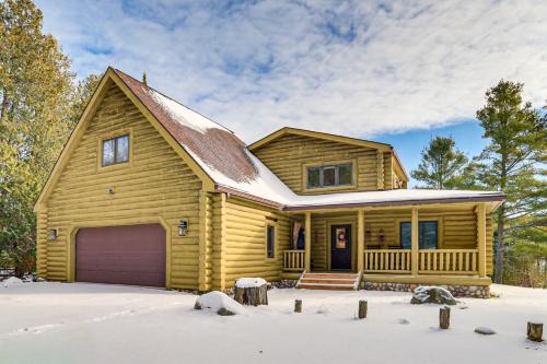 On-Site Trails and Private Beach! Lake Huron Retreat