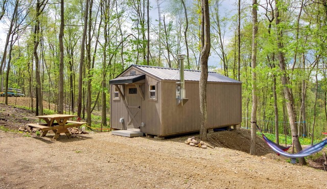On-Site Trails to Mohican River: Tiny Home Retreat