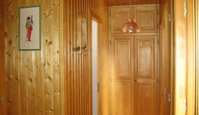 On the edge of a forest, in a peaceful setting, comfortable wooden chalet rated 3 stars.
