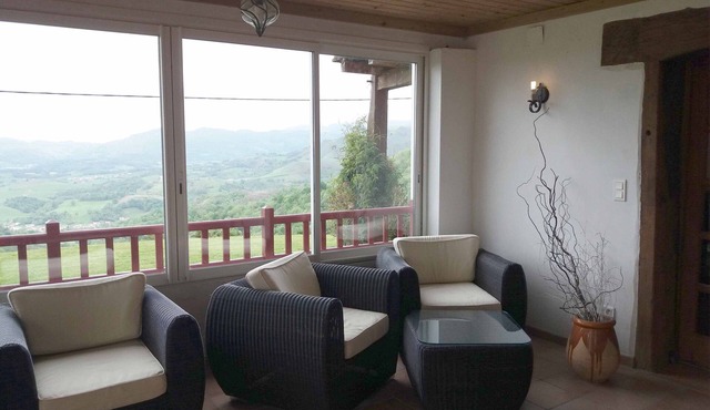 On the heights of the Basque Country, enjoy the panorama and Camino Frances.