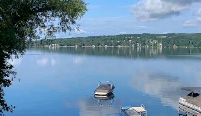 On The Lake Near Village