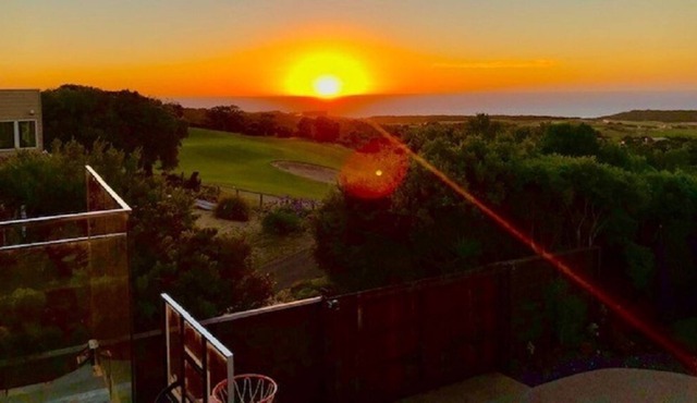 On the RACV golf course with spectacular ocean views